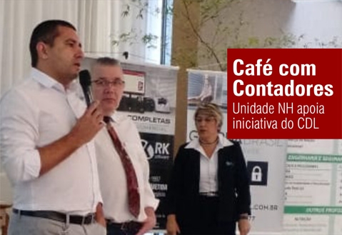 Café com Contadores: Unidade NH apoia iniciativa do CDL 