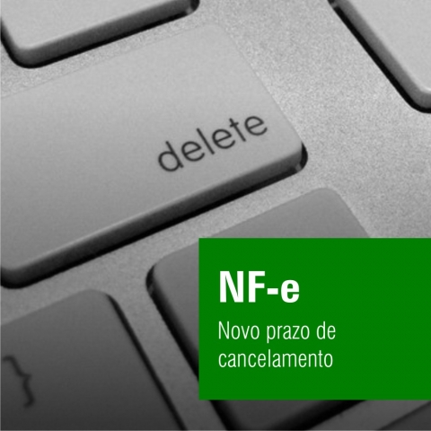 NOVO PRAZO PARA O CANCELAMENTO DA NF-e